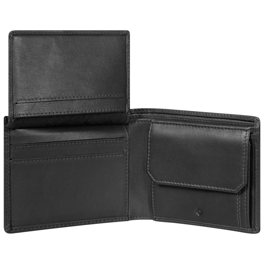 Samsonite pánská malá kožená peněženka Attack 2 SLG 140976-1041 černá - náhled 3