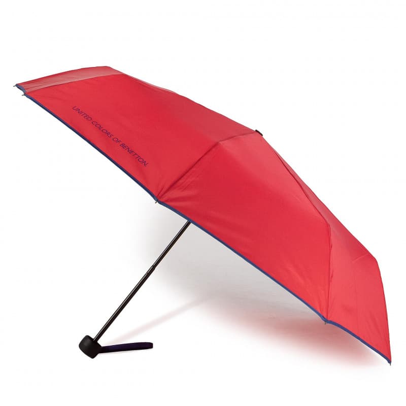 Benetton deštník skládací Super Mini red 56203 červený - náhled 4