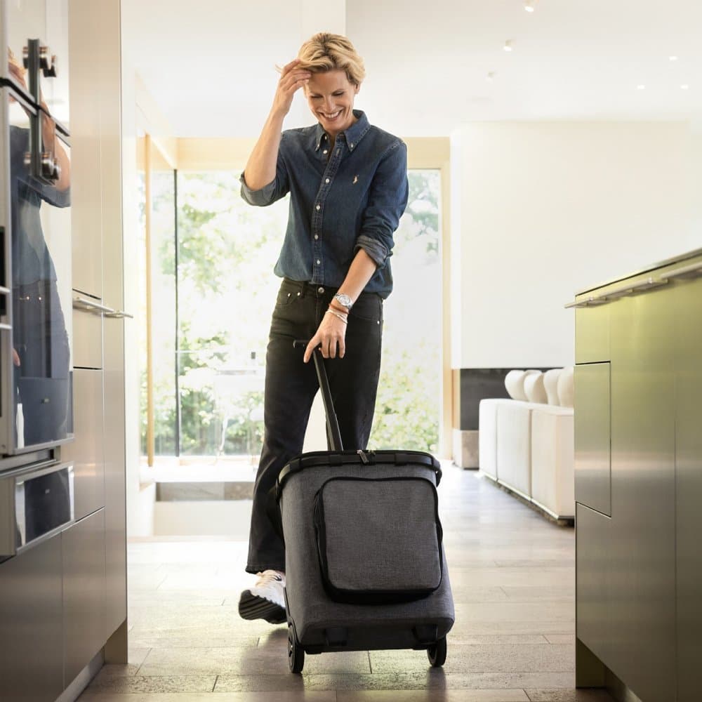 Nákupní košík na kolečkách Reisenthel Carrycruiser plus twist silver OF7052 - náhled 3