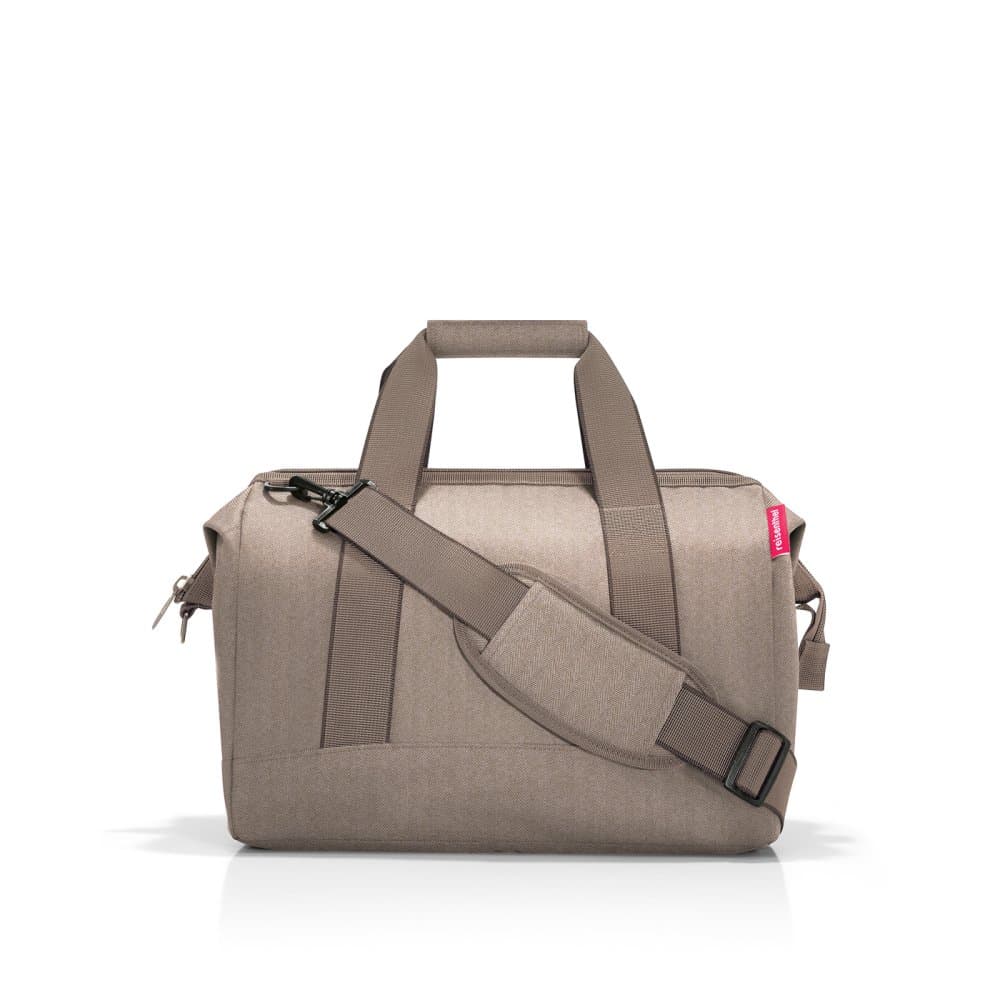 Dámská cestovní taška Reisenteh Allrounder M Herringbone mokka MS6054