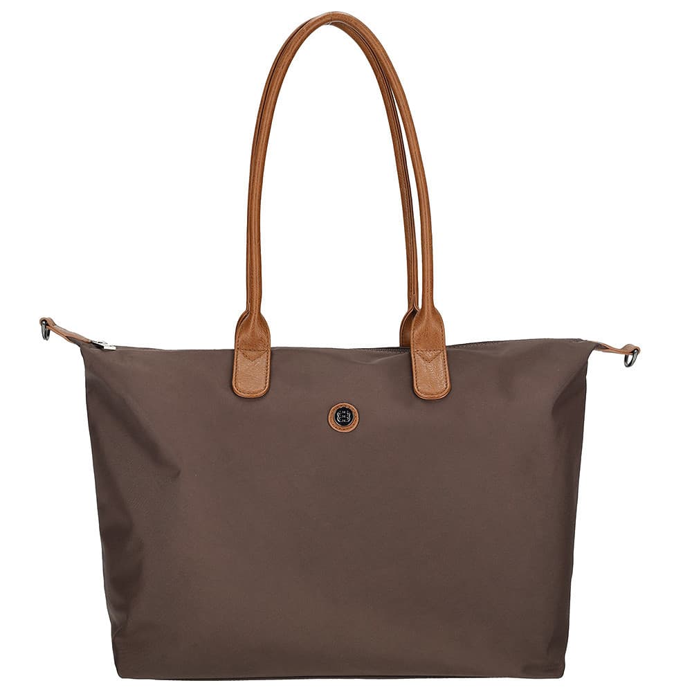 Enrico Benetti Claire Shopper - Stylová velká hnědá kabelka 25001-006 - náhled 2