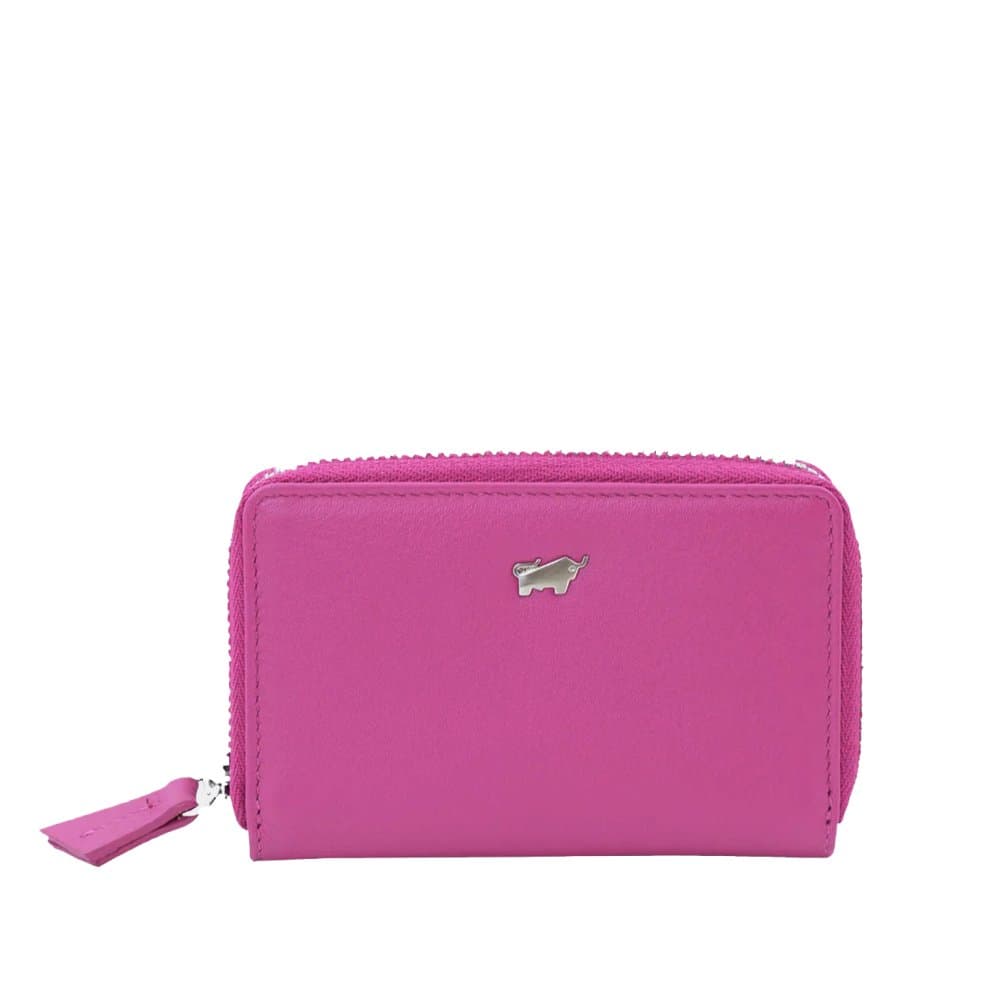 Braun Büffel Mini peněženka JOY z pravé kůže s RFID ochranou – kompaktní a stylová  růžová 41311-294-087 - náhled 1