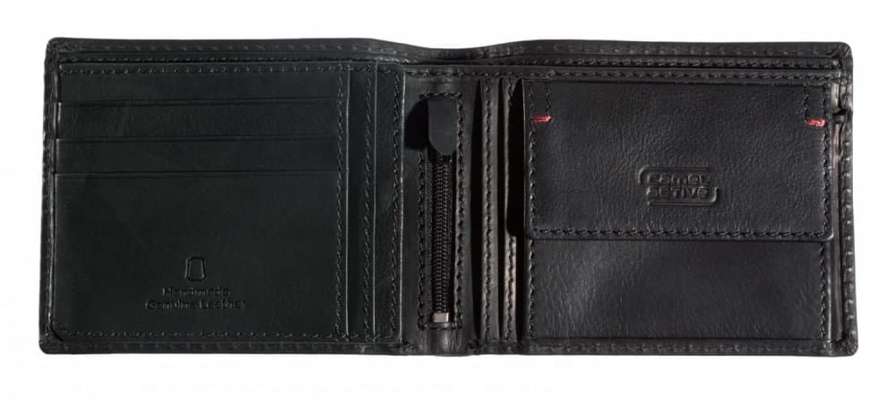 Camel Active Salamanca Horizontal Wallet Kožená větší černá peněženka 181-703-60 černá - náhled 5