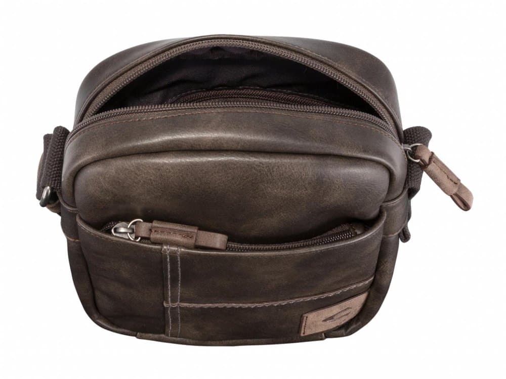 Camel Active taška přes rameno LAOS CROSS BAG S 1046 tmavě hnědá - náhled 3