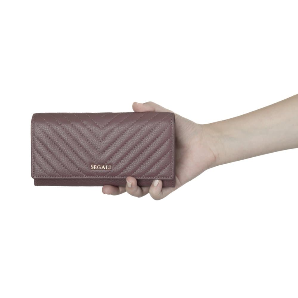 Segali Dámská peněženka kožená SEGALI 50511 dark taupe - náhled 3