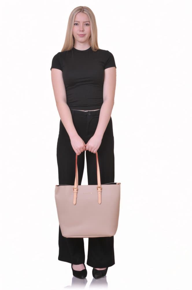 Dámská kabelka Ella Shopper L 49362550 béžová - náhled 4
