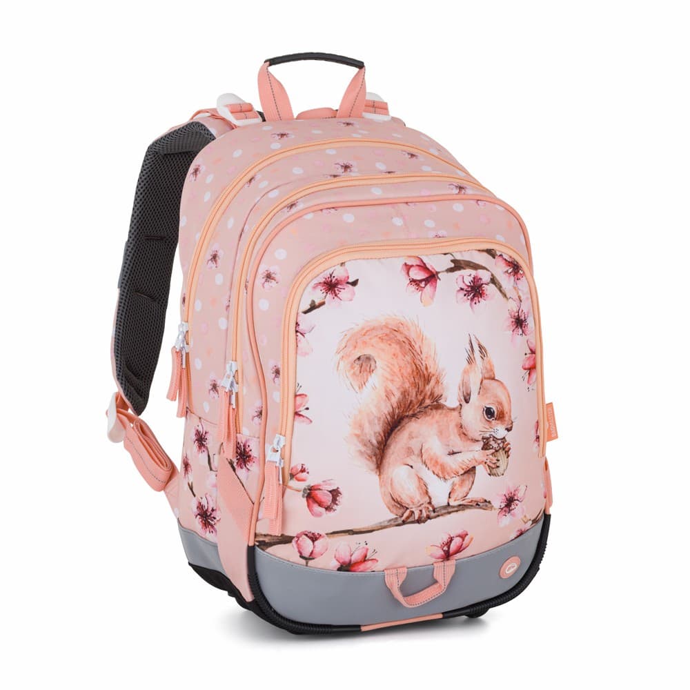 Bagmaster, Dívčí školní batoh do první třídy Veverka Alfa 26 A