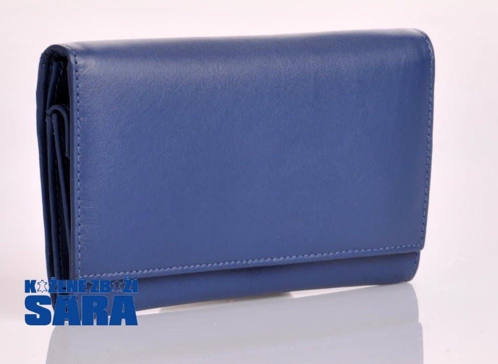 Dámská kožená peněženka Arwel 511-4027 modrá - náhled 2
