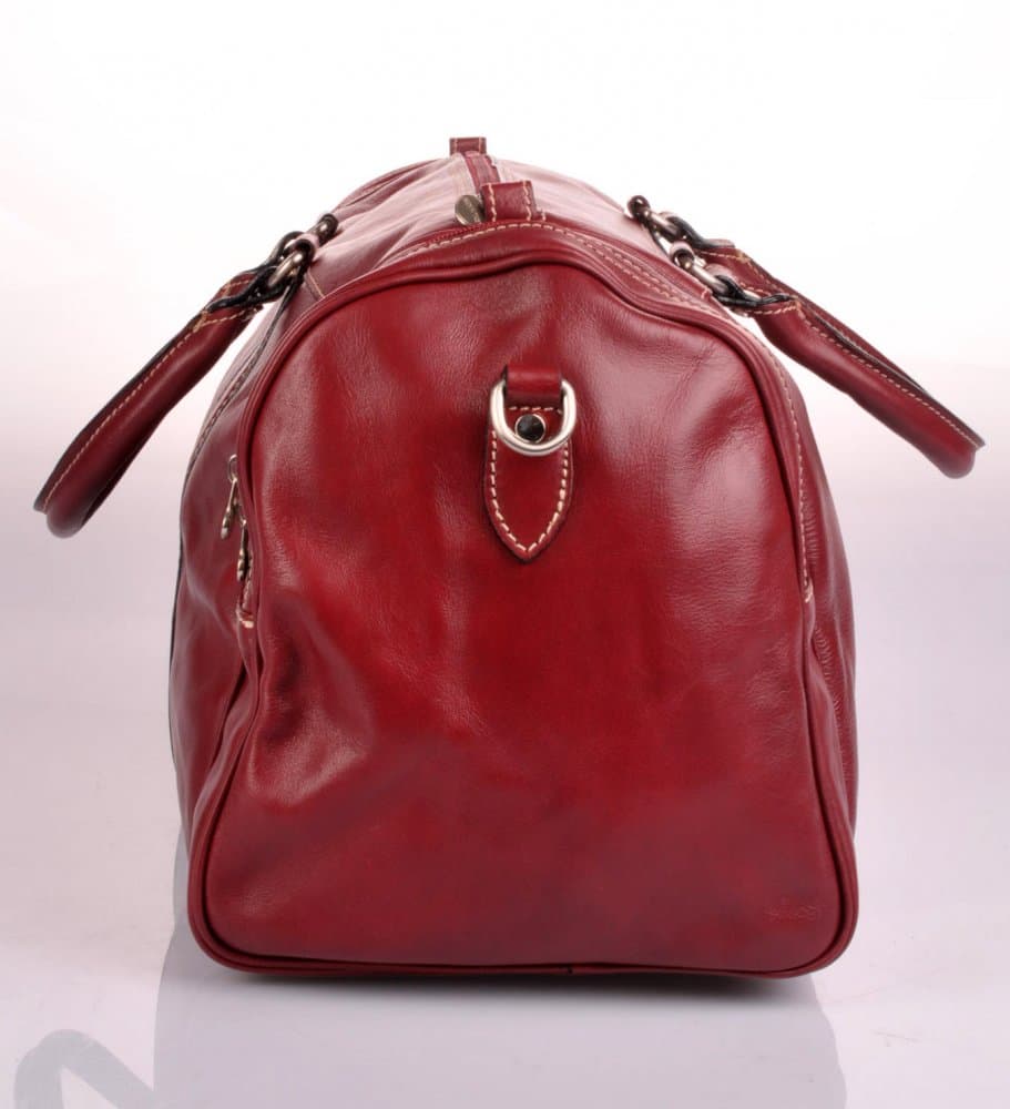 Giglio leather kožená cestovní taška 0429 červená - náhled 4