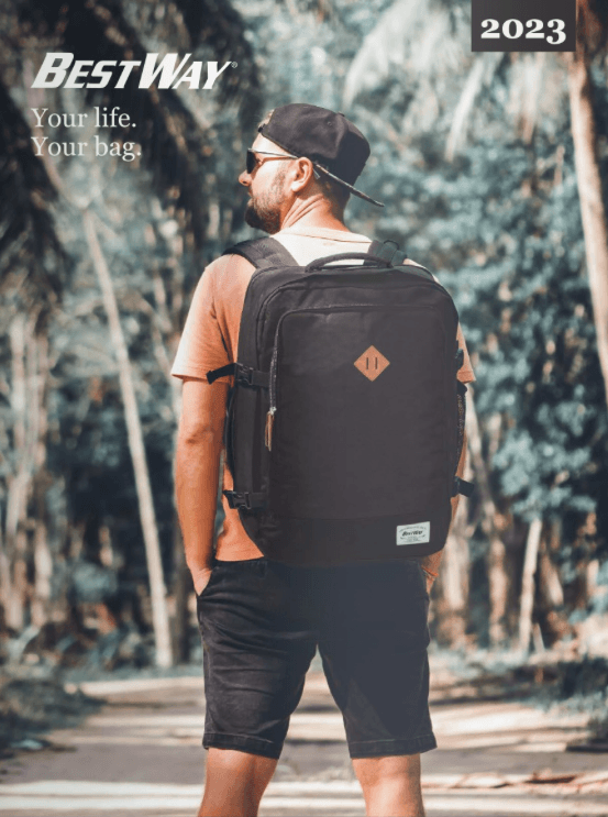 BestWay cestovní batoh CABIN PRO RETRO 40223-1701 tmavě šedý 40 L - náhled 3