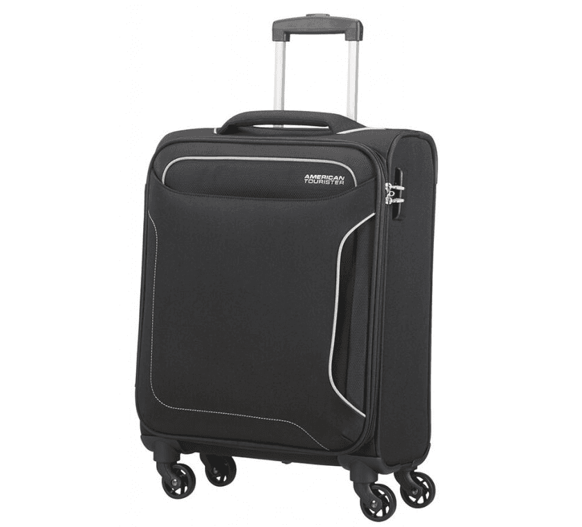 American tourister Malý černý cestovní kufr - kabinové zavazadlo HOLIDAY HEAT SPINNER 55/20 BLACK 106794-1041 - náhled 2