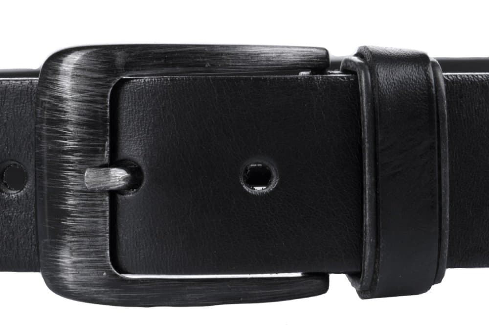 Penny Belts Pánský kožený opasek 2-PR1-60 černý 100 cm - náhled 3