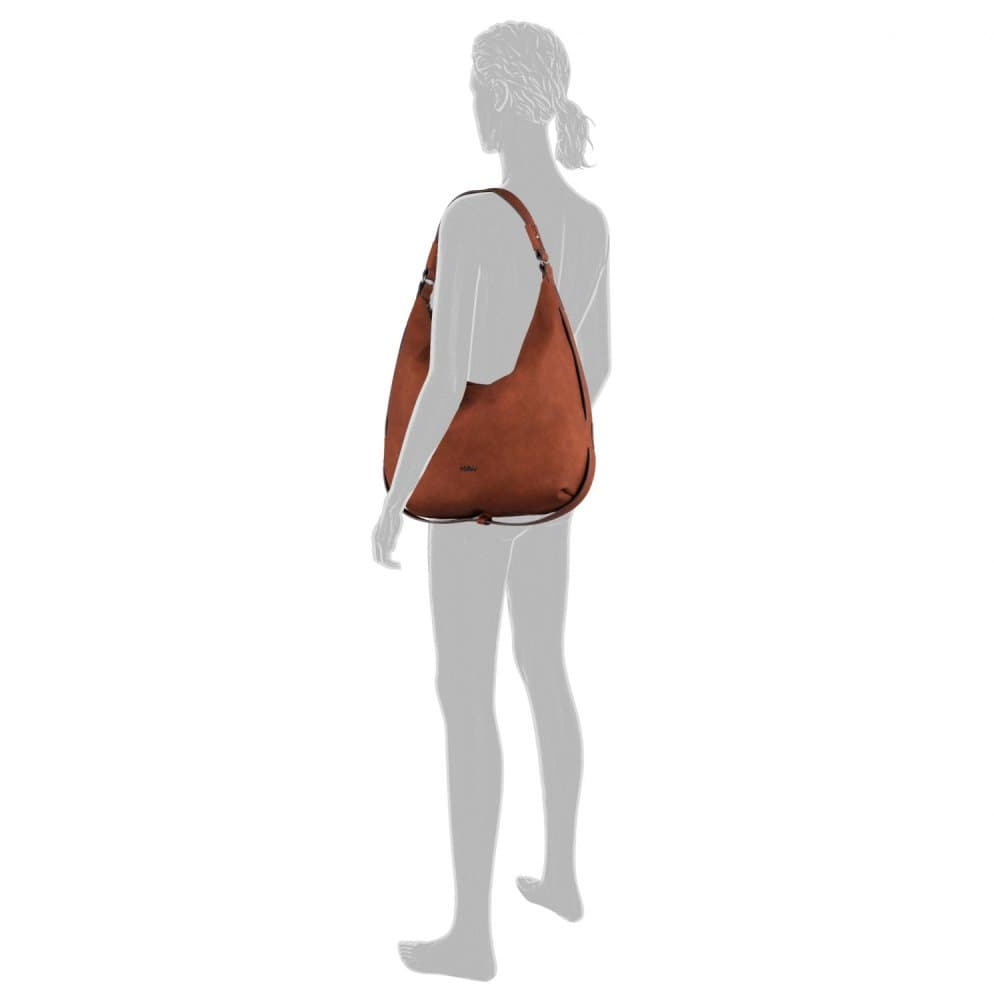 Velká kabelka Gabor Malu Hobo Bag 8724-22 světle hnědá - náhled 4