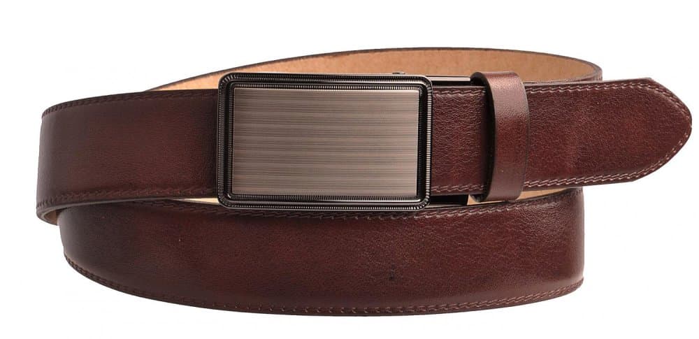 Pánský kožený opasek s automatickou přezkou Penny Belts 35-020-A2-506 100 cm - náhled 1