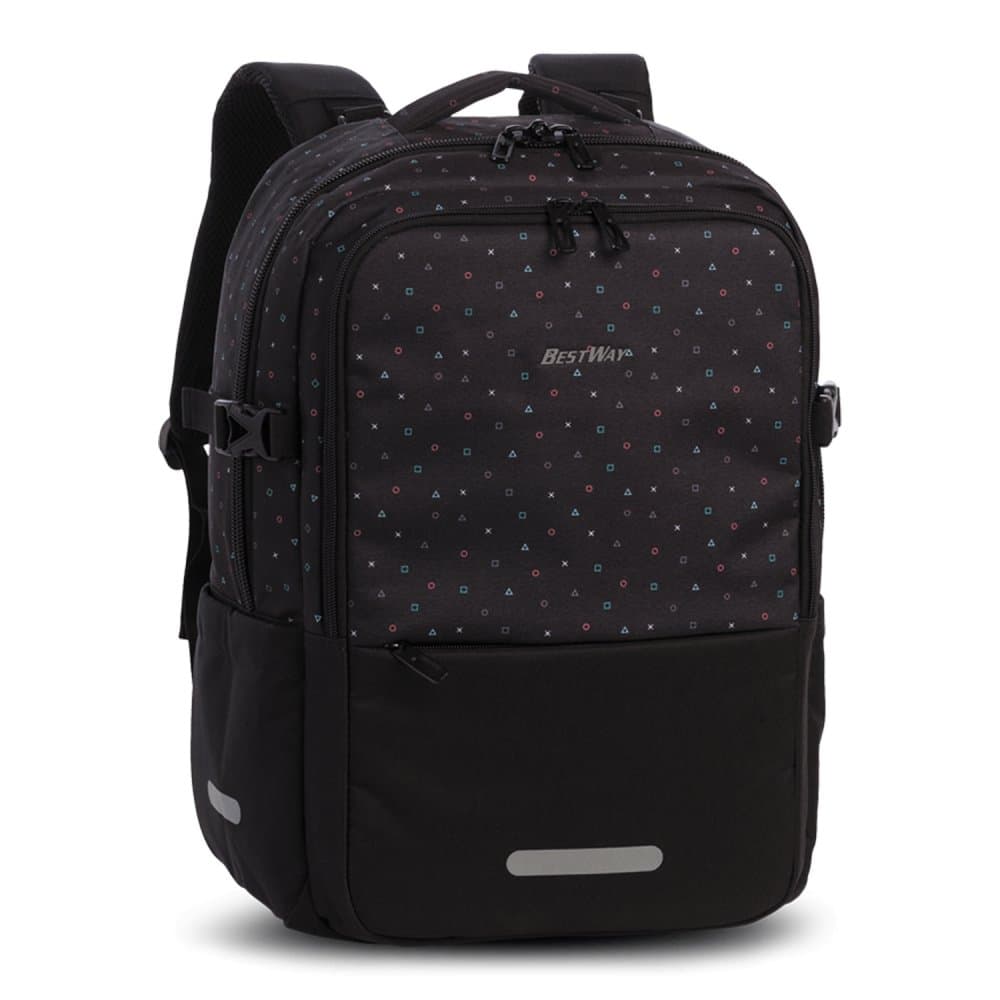 Bestway Cestovní batoh 40330-0198 černý/print 30 L,  49 × 35 × 15 cm - náhled 1