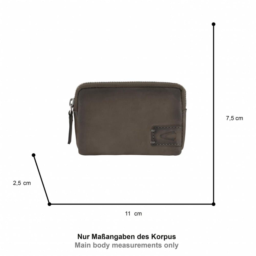 Camel Active kožená klíčenka Dallas 366-701-70 šedá - náhled 5