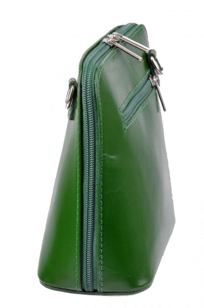 Giglio leather malá dámská kožená kabelka 133 zelená - náhled 3