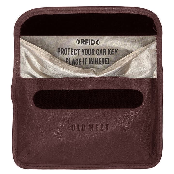 Kožená klíčenka RFID 18086-006 hnědá - náhled 3