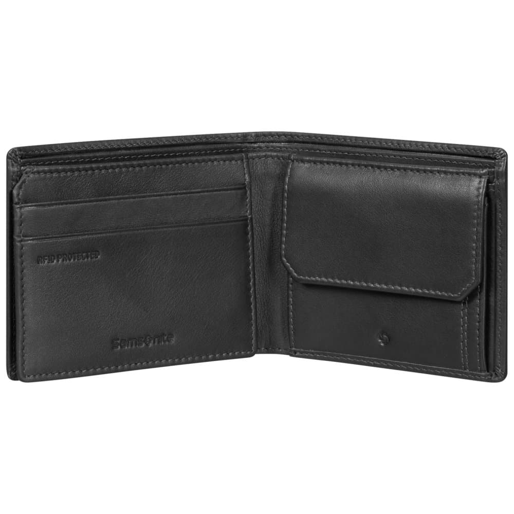Samsonite pánská malá kožená peněženka Attack 2 SLG 140976-1041 černá - náhled 2