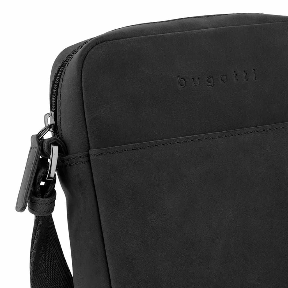 Pánská kožená crossbody taška Bugatti Luca – Černá (Vintage look) 49563701 černá - náhled 2
