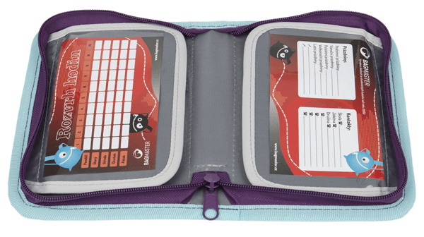 Bagmaster Školní penál CASE GALAXY 6 A - kytky - náhled 3