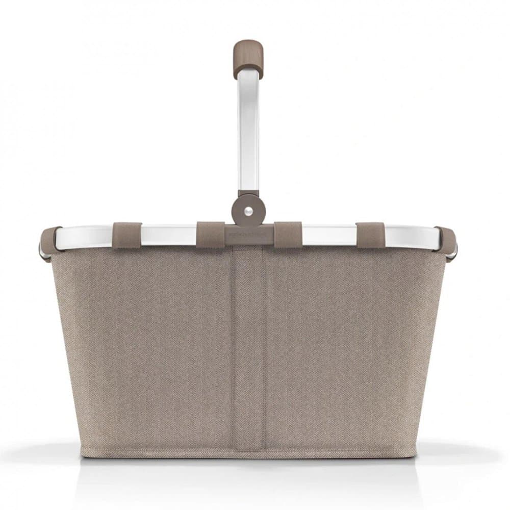 Reisenthel Nákupní koš Carrybag Frame Herringbone Mokka – 22 l, BK6054