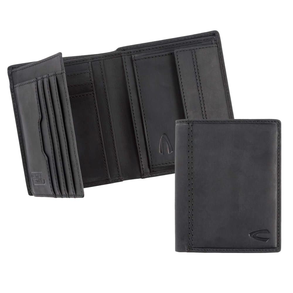 Pánská kožená černá peněženka s RFID SAFE 277-704-60