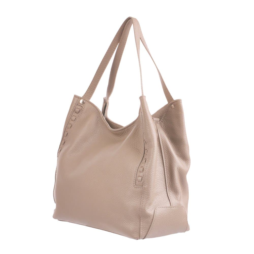 Kožená kabelka 5770 taupe - světle hnědá - náhled 5
