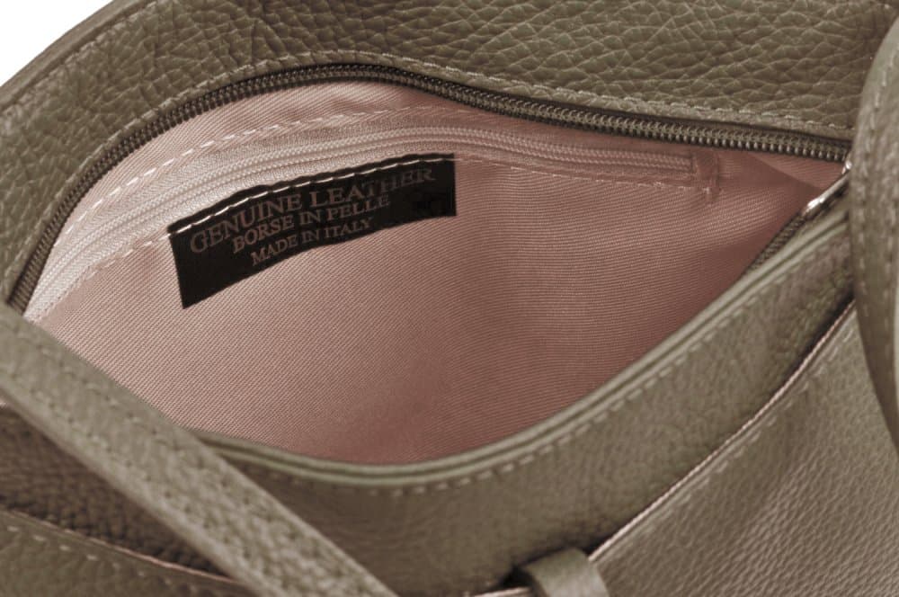 Maxfly Dámská kožená crossbody kabelka 5085 zelená - olivová - náhled 4