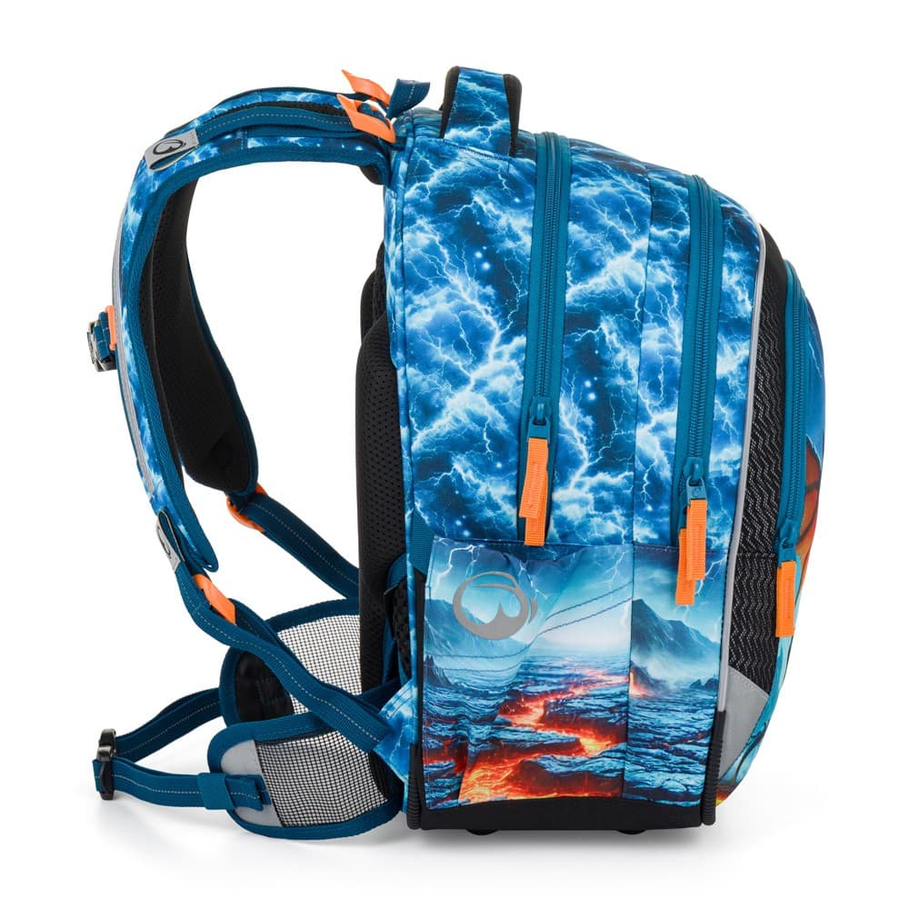 Bagmaster Školní batoh pro děti LUMI 26 D – drak, lehký ergonomický batoh - náhled 2