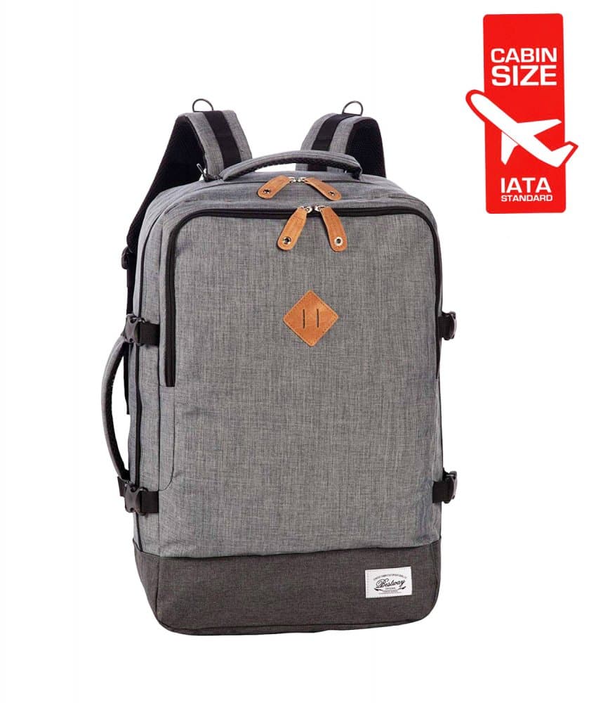 BestWay cestovní batoh CABIN PRO RETRO 40223-1700 světle šedý 40 L - náhled 2