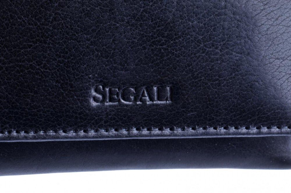 Peněženka s kovovým rámečkem SEGALI SG-870 R černá - náhled 5