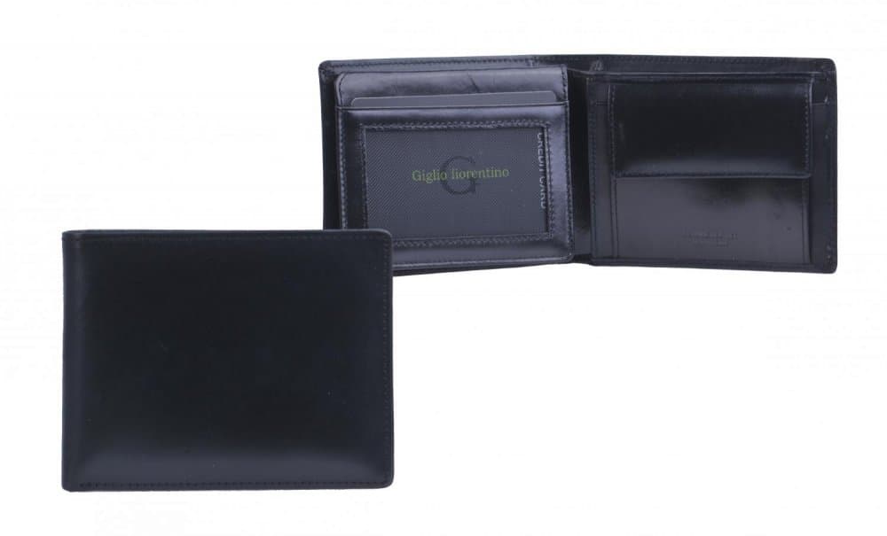 Giglio leather Pánská kožená peněženka GF-013 černá - náhled 2