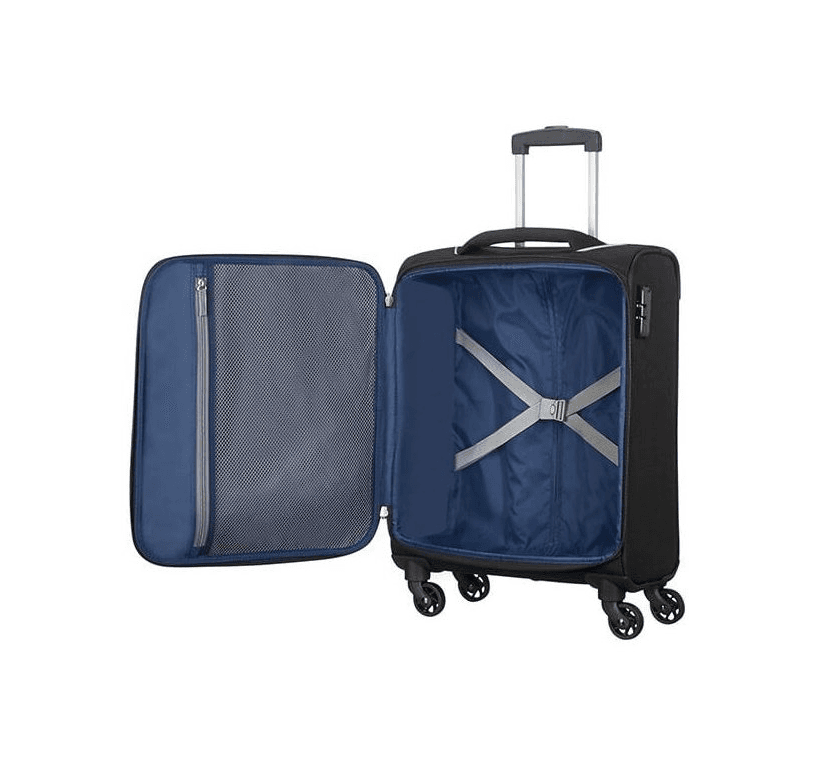 American tourister Malý černý cestovní kufr - kabinové zavazadlo HOLIDAY HEAT SPINNER 55/20 BLACK 106794-1041 - náhled 3
