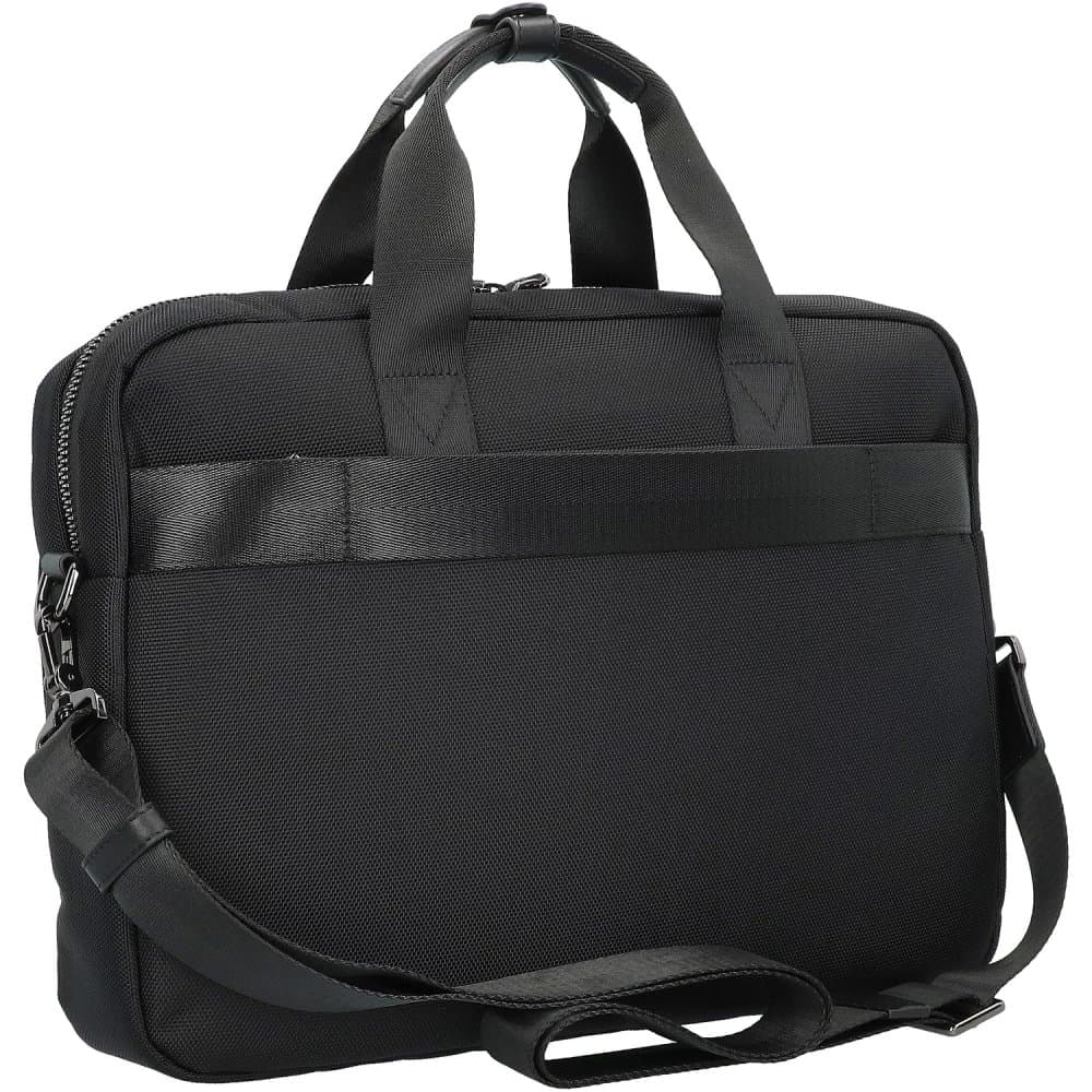 Pracovní černá aktovka na notebook 15" Bugatti Nero 49640201 - náhled 4