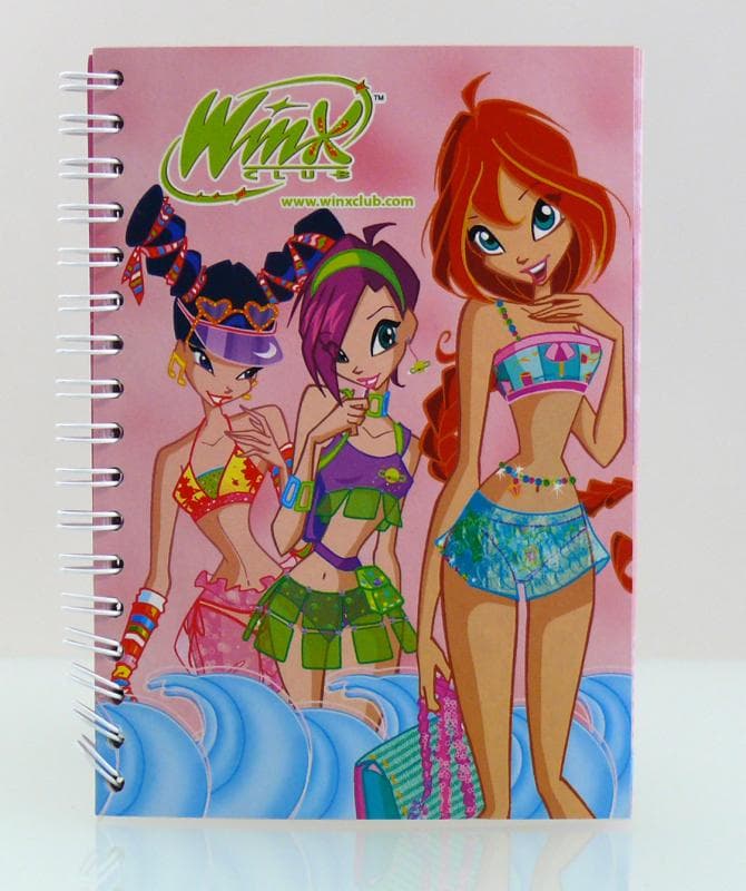Winx Malý poznámkový blok A6 linky 040646