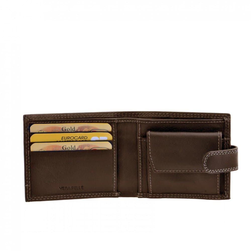 Giglio leather Kožená pánská peněženka ART-145 hnědá - náhled 2