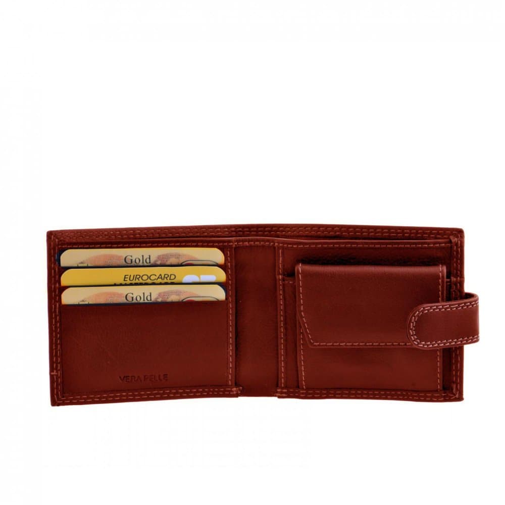 Giglio leather Kožená peněženka ART-145 červená - náhled 3