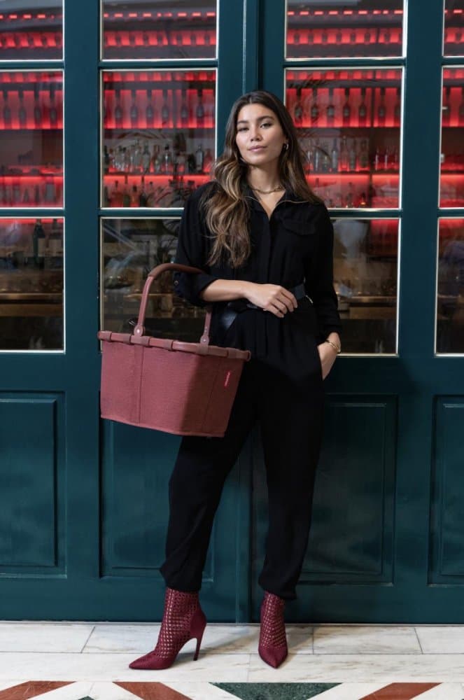 Reisenthel Nákupní košík Carrybag Twist maroon BK3104 - náhled 4
