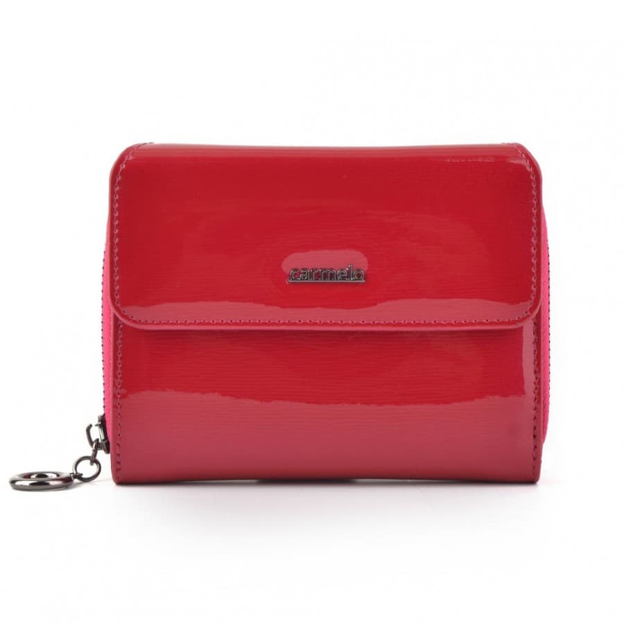 Dámská peněženka z lakované kůže Carmelo 2104 G FUCHSIA - náhled 1
