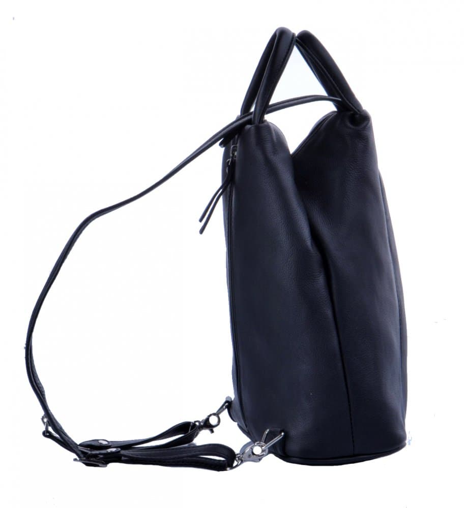 Estelle 0139 černý – dámský kožený batoh - náhled 3
