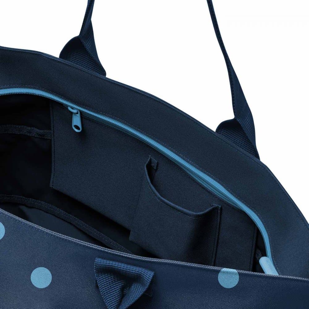 Elegantní nákupní kabelka Reisenthel Shopper e1 mixed dots blue RJ4080 - náhled 5