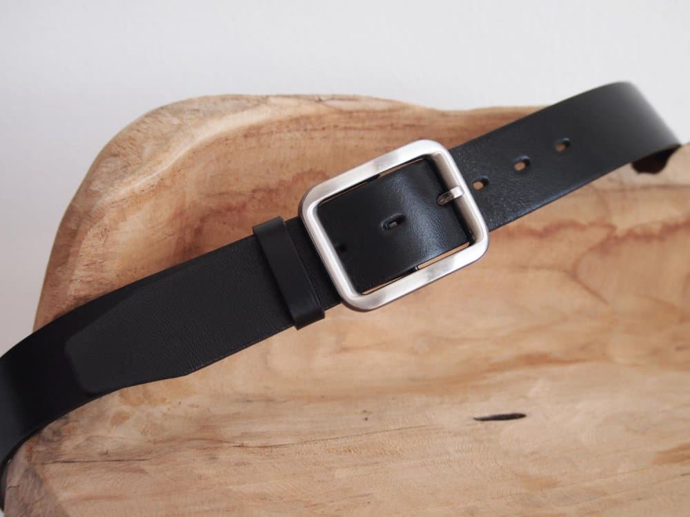 Penny Belts kožený pásek 4163 černý 100 cm - náhled 5