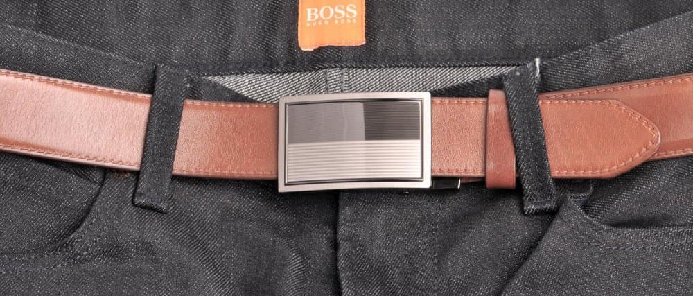 Pánský kožený opasek s automatickou přezkou Penny Belts AUTOMAT 35-020-A3-48 90 cm - náhled 5