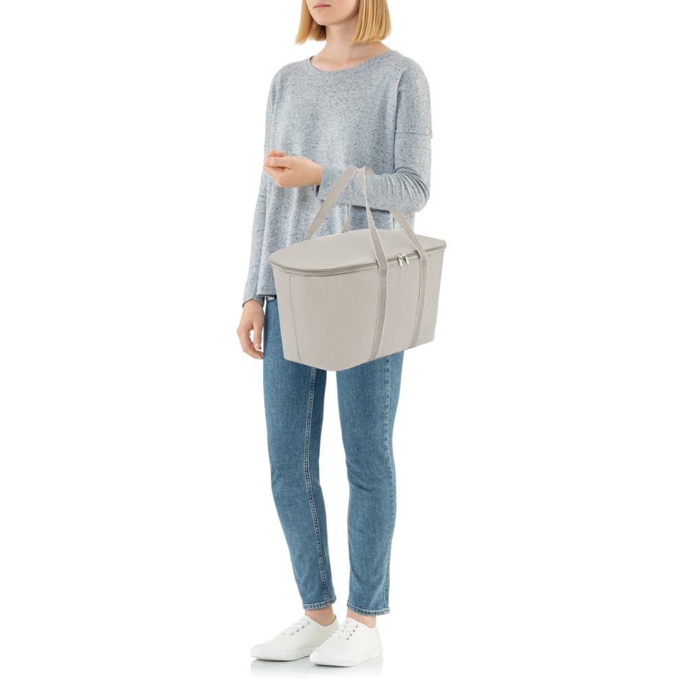 Chladící nákupní košík Reisenthel Coolerbag herringbone sand UH6049 - náhled 5