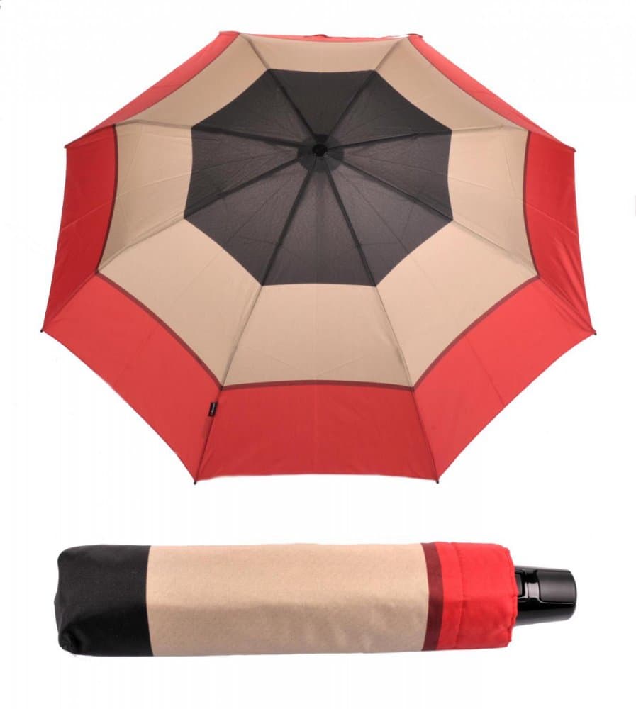 Plně automatický skládací deštník  T2 Duomatic Bright Red 898786394
