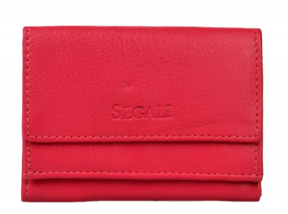Malá kožená peněženka SEGALI SG-1756  růžová hot pink
