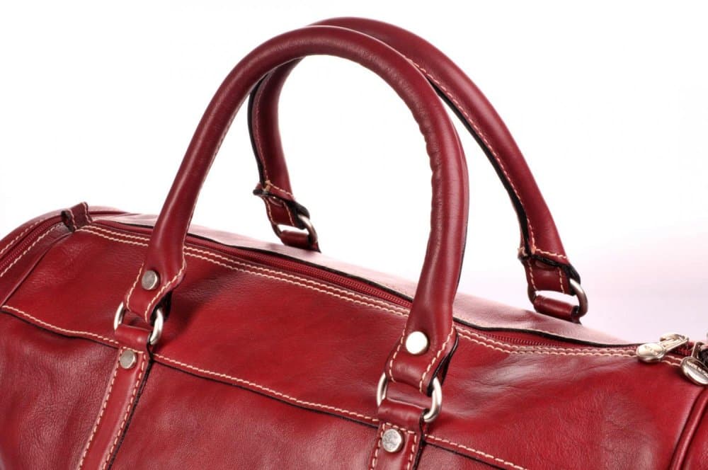 Giglio leather kožená cestovní taška 0429 červená - náhled 5