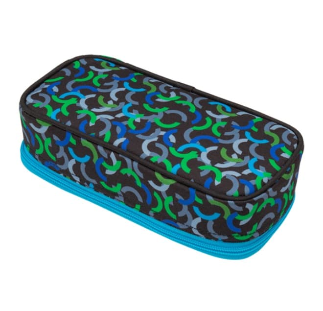 Bagmaster Školní penál case theory 9 e green/blue/black - náhled 2