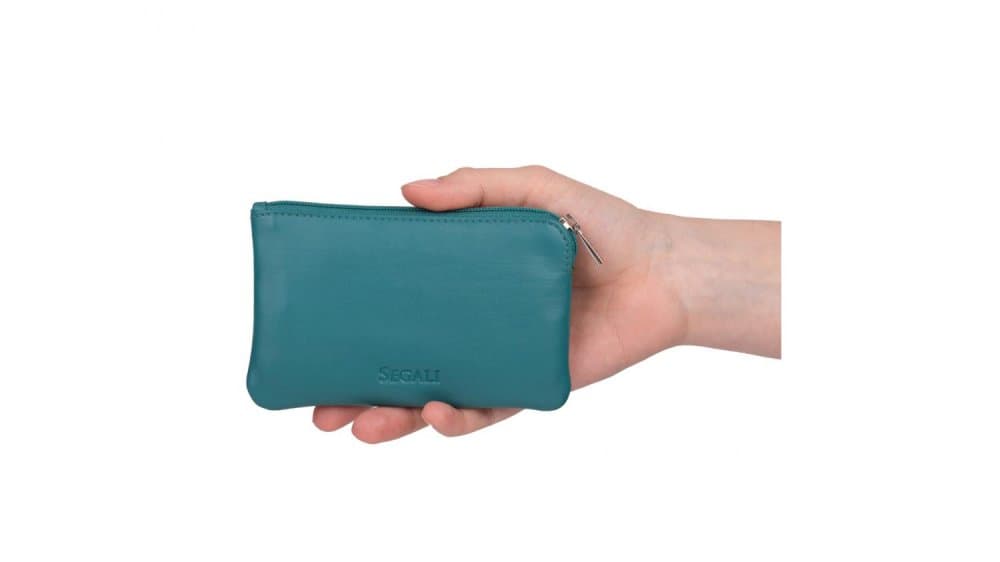 Dámská velká klíčenka Segali  SG-7289 tyrkysová emerald - náhled 2